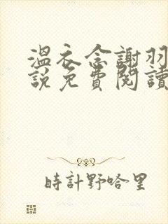 温衣念谢羽渊小说免费阅读