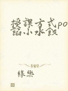 授课方式po肉馅小水饺