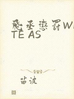 飞丞惩罚WRITE AS