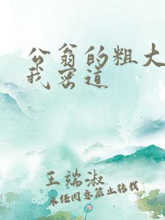 公翁的粗大挺进我密道