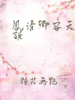 凤清卿容天凌小说