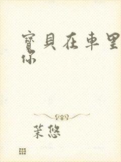 宝贝在车里想要你