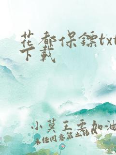 花都保镖txt下载