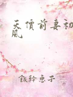天价前妻初夏有风
