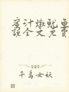 蜜汁炖鱿鱼2小说全文免费阅读