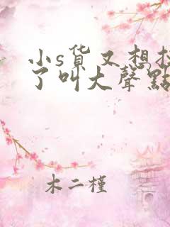 小s货又想挨c了叫大声点