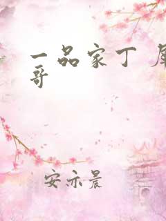 一品家丁 犀利哥