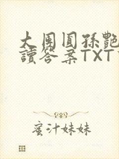 大团圆孙艳梅阅读答案TXT下载