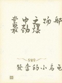 掌中之物哪一章最劲爆