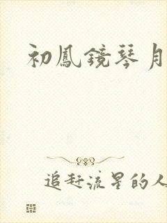 初凤镜琴月镜