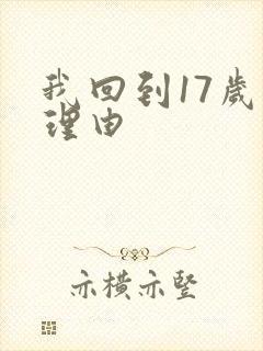 我回到17岁的理由