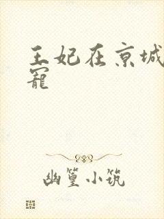 王妃在京城当团宠