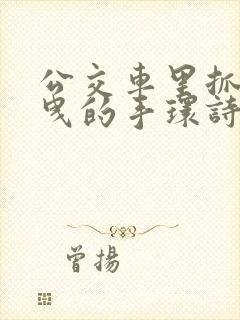 公交车里抓着摇曳的手环诗情