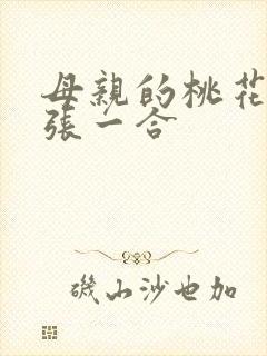 母亲的桃花源一张一合