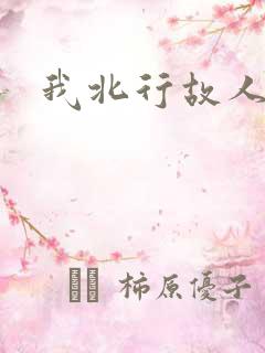 我北行故人南去