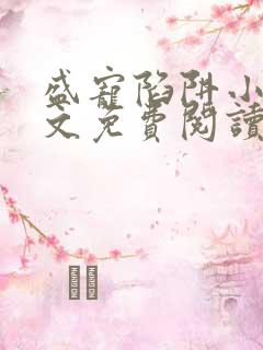 盛宠陷阱小说全文免费阅读