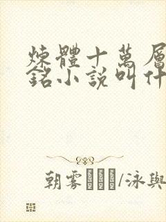 炼体十万层轩辕铭小说叫什么