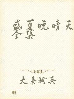 盛夏晚晴天小说全集