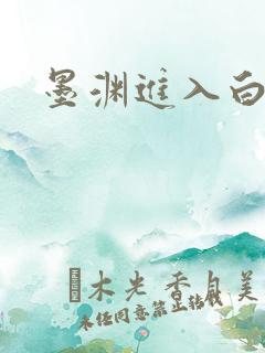 墨渊进入白浅了