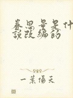 眷思量是什么小说改编的