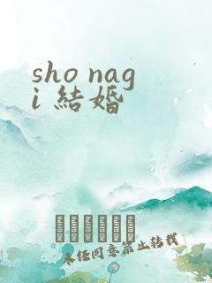 sho nagi 结婚