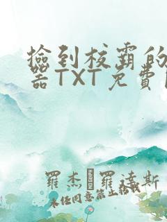 捡到校霸的遥控器TXT免费阅读