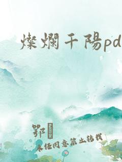 灿烂千阳pdf