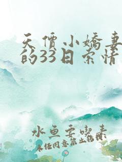 天价小娇妻总裁的33日索情