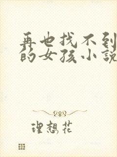 再也找不到曾经的女孩小说