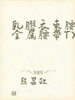 乳胶衣束腰勒紧金属腰带TXT