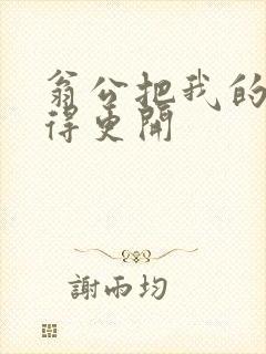 翁公把我的腿分得更开