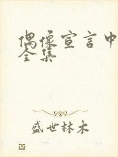 偶像宣言中文版全集