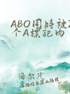 ABO同时被2个A标记肉