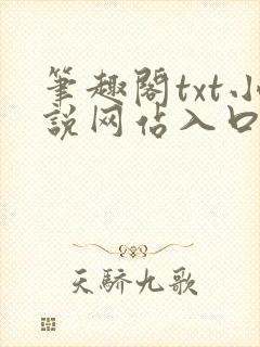 笔趣阁txt小说网站入口