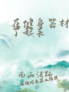 在健身器材上做了起来