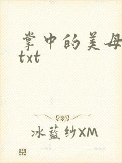 掌中的美母版主txt