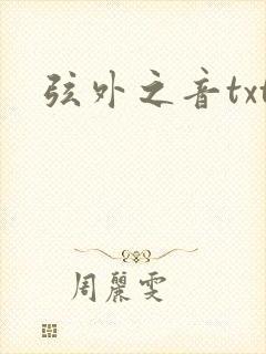弦外之音txt