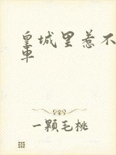 皇城里惹不起的车