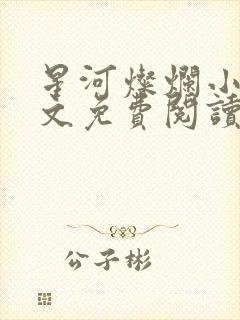 星河灿烂小说全文免费阅读