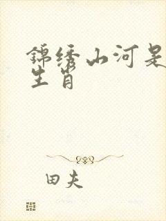 锦绣山河是什么生肖