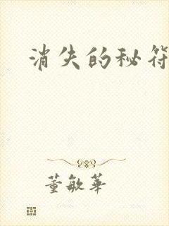 消失的秘符