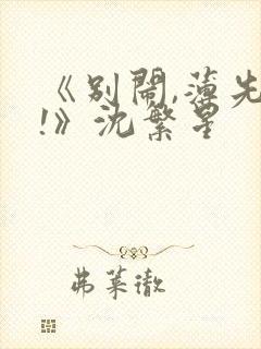 《别闹,薄先生!》沈繁星