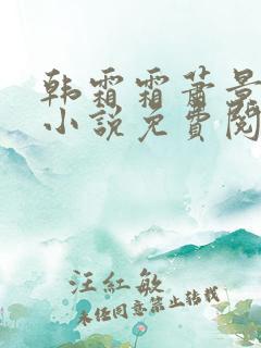 韩霜霜萧景渊的小说免费阅读