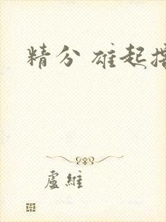 精分 雄起撸