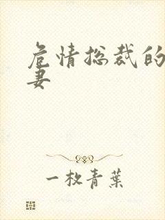 危情总裁的未婚妻