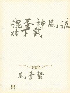 混蛋神风流史txt下载