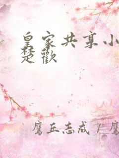 皇家共享小公主楚欢