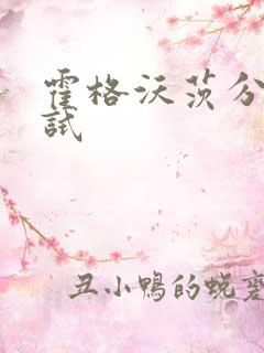 霍格沃茨分院测试