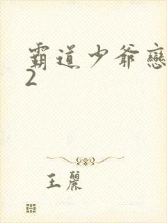 霸道少爷恋上我2