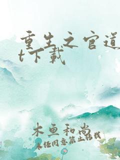 重生之官道txt下载